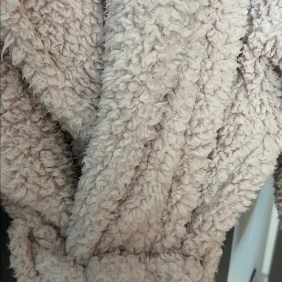 Pottery Barn Sherpa TEDDY BEAR ROBE beige M - Picture 3 of 8